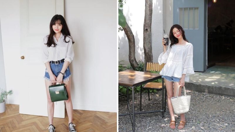 Quần short jeans vẫn luôn làm chị em mê mẩn